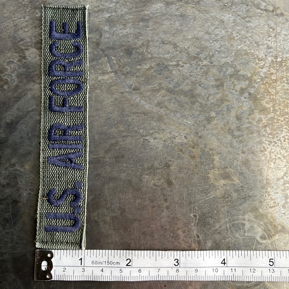 U.S. AIR FORCE embroidered tape patch - Vintage - Picture 9 of 10